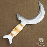 Mooncrest Knife with Bone Handle
