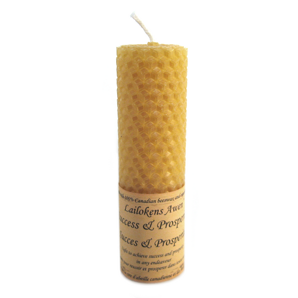 Lailokens Awen Success and Prosperity Candle