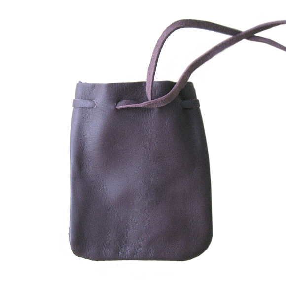 Soft Leather Pouch (Brown)