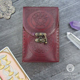 Celtic Pentagram Leather Tarot Deck Holder