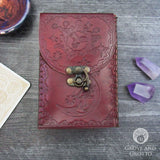 Sun and Moon Leather Tarot Deck Holder