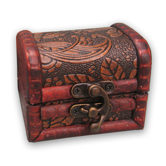 Mini Treasure Chest with Brass Latch