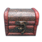 Mini Treasure Chest with Brass Latch Patina