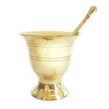 Brass Mortar and Pestle (Medium)