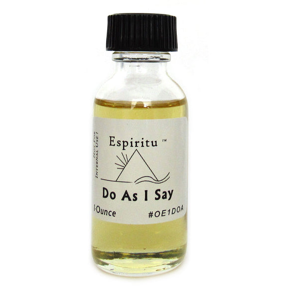 Do As I Say Oil by Espiritu (1 oz)