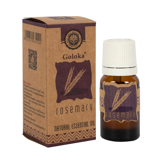 Rosemary Natural Essential Oil by Goloka (10 ml)