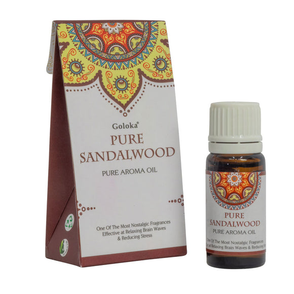 Pure Sandalwood Aroma Oil by Goloka