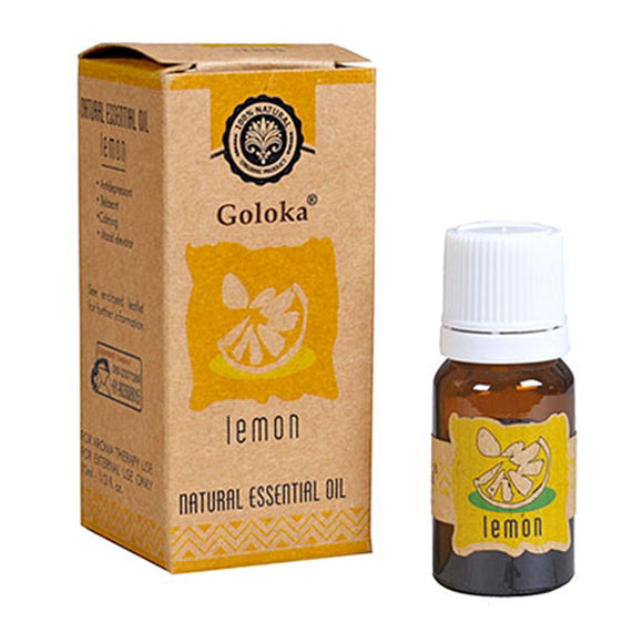 Lemon Natural Essential Oil by Goloka (10 ml)