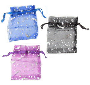 12 Pack of Organza Bags (Assorted Colors)