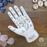 Fortune Teller Palmistry Figurine (White)