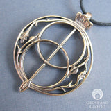 Chalice Well Pendant (Bronze)