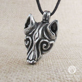 Viking Wolf Head Pendant