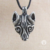 Viking Wolf Head Pendant