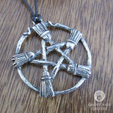 Besom Pentacle Pendant