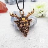 Horned God Pendant (Bronze)