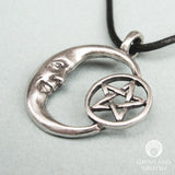 Crescent Pentacle Amulet