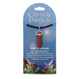 Gold Sandstone (Achievement) Crystal Energy Pendant