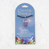 Amethyst (Spirituality) Crystal Energy Pendant