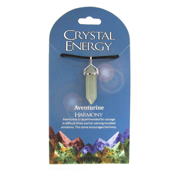 Aventurine (Harmony) Crystal Energy Pendant