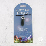 Indian Agate (Protection) Crystal Energy Pendant