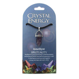 Amethyst (Spirituality) Crystal Energy Pendant