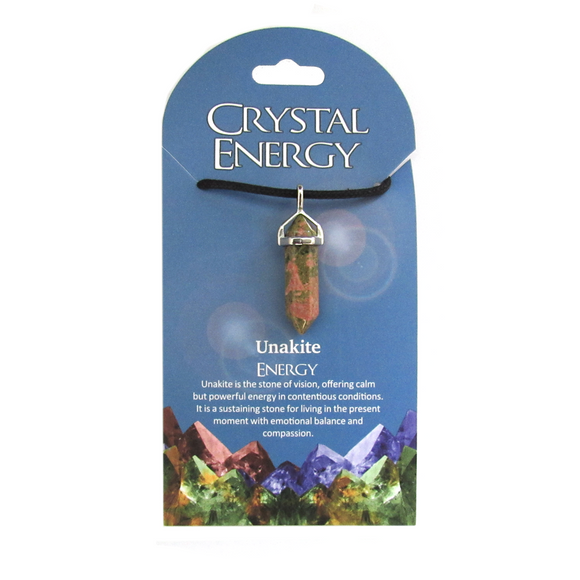Unakite (Energy) Crystal Energy Pendant