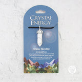 White Howlite (Calming) Crystal Energy Pendant