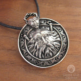 Green Man Medallion Pendant