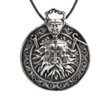 Green Man Medallion Pendant