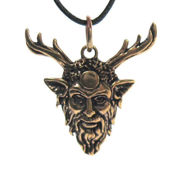 Horned God Pendant (Bronze)