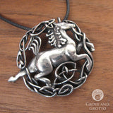 Celtic Unicorn Pendant