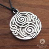 Spiral Chalice Well Pendant