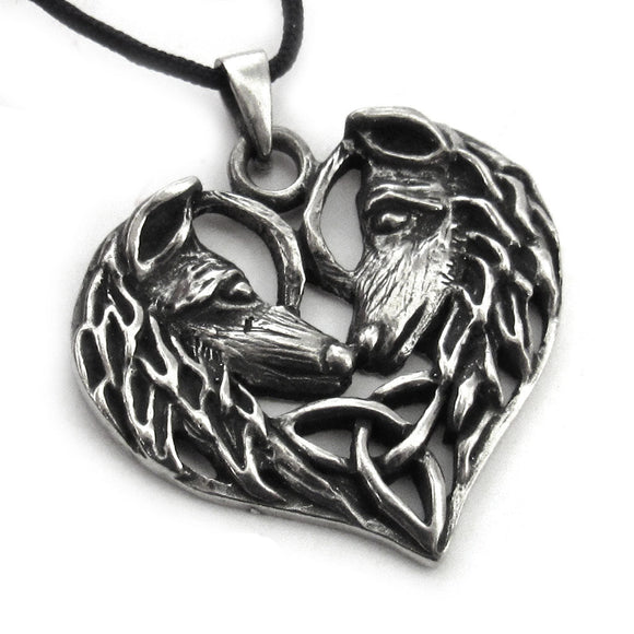 Celtic Wolves Pendant