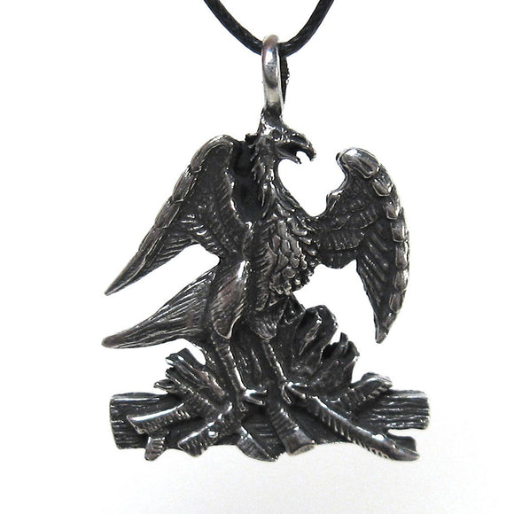 Phoenix Pewter Pendant