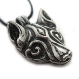 Viking Wolf Head Pendant