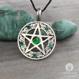 Green Witch's Pentacle Pendant