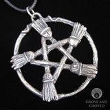 Besom Pentacle Pendant