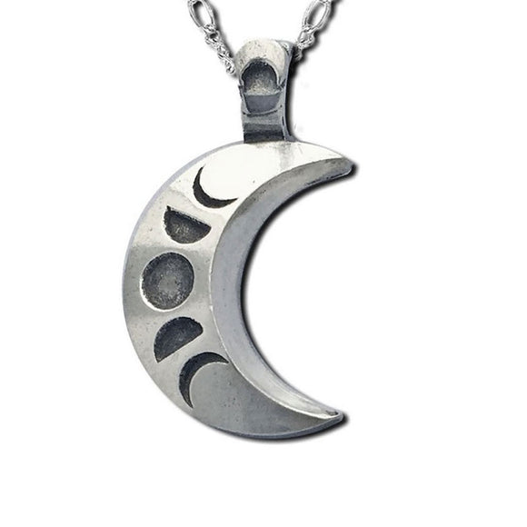 Crescent Moon Phases Pendant