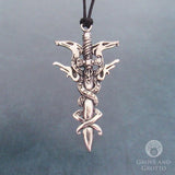 Norse Broadsword Pewter Amulet