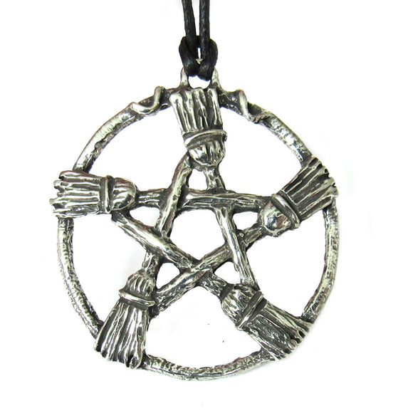 Besom Pentacle Pendant