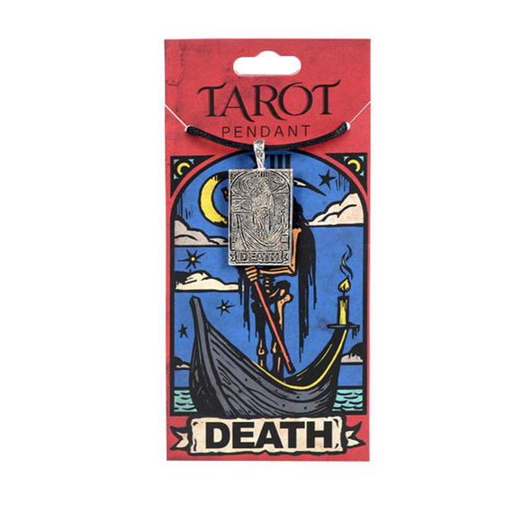 Tarot Card Pewter Pendant - Death