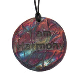 Tree of Life Raku Medallion with Cord
