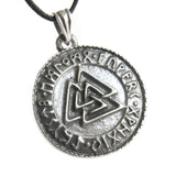 Valknut Pendant with Runes