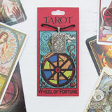 Tarot Card Pewter Pendant - The Wheel of Fortune