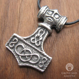Double-Sided Thor's Hammer Pendant