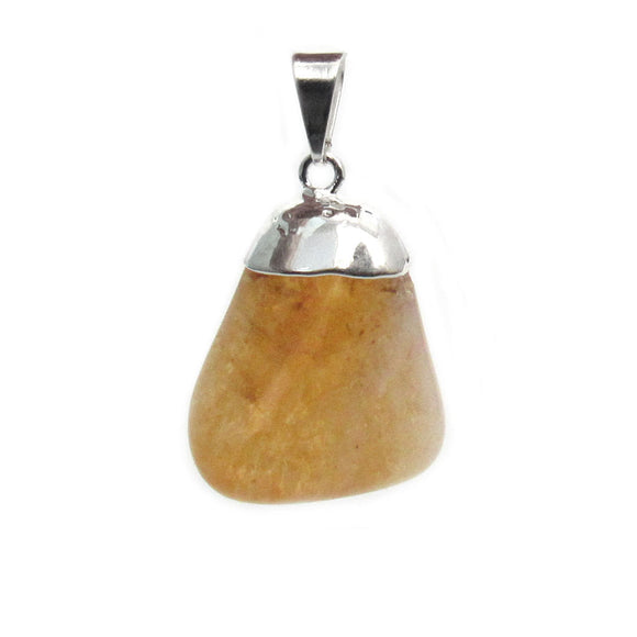 Citrine Tumbled Pendant