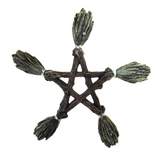 Besom Pentagram Wall Hanging