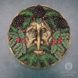 Green Man Seasonal Plaque (Winter)