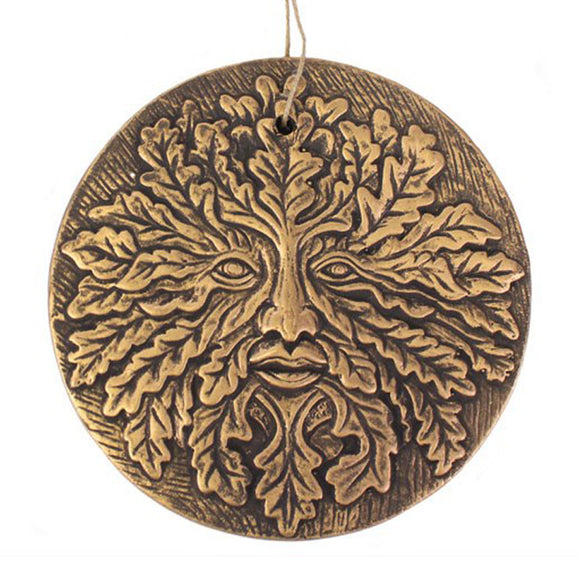 Bronze Terracotta Green Man Plaque