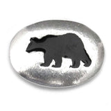 Bear Pewter Pocket Stone